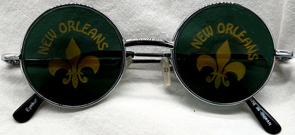 NEW ORLEANS FLEUR DE LIS HOLOGRAM SUN GLASSES