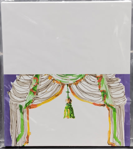 MARDI GRAS CURTAINS PLACE CARDS