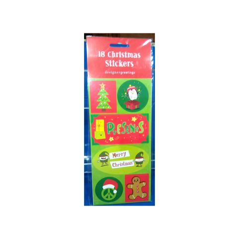 18 CHRISTMAS STICKERS