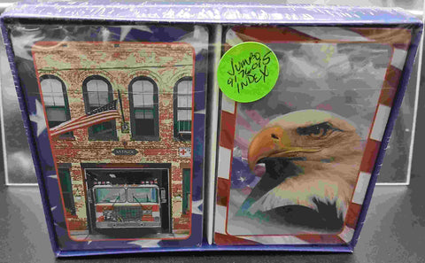 AMERICA THE BEAUTIFUL JUMBO INDEX SPRINGBOK PLAYING CARDS