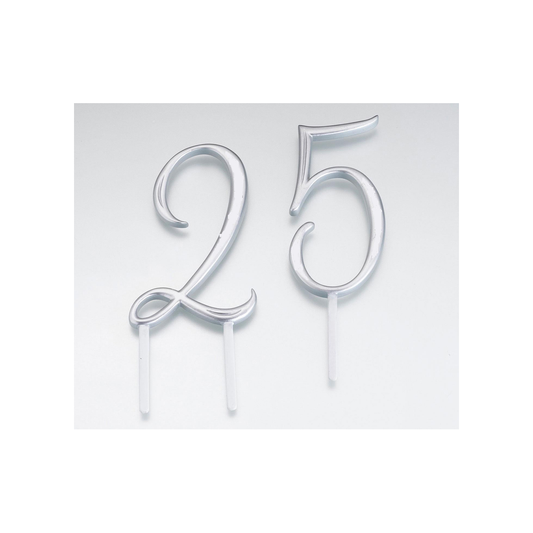 25TH CAKE TOPPER
