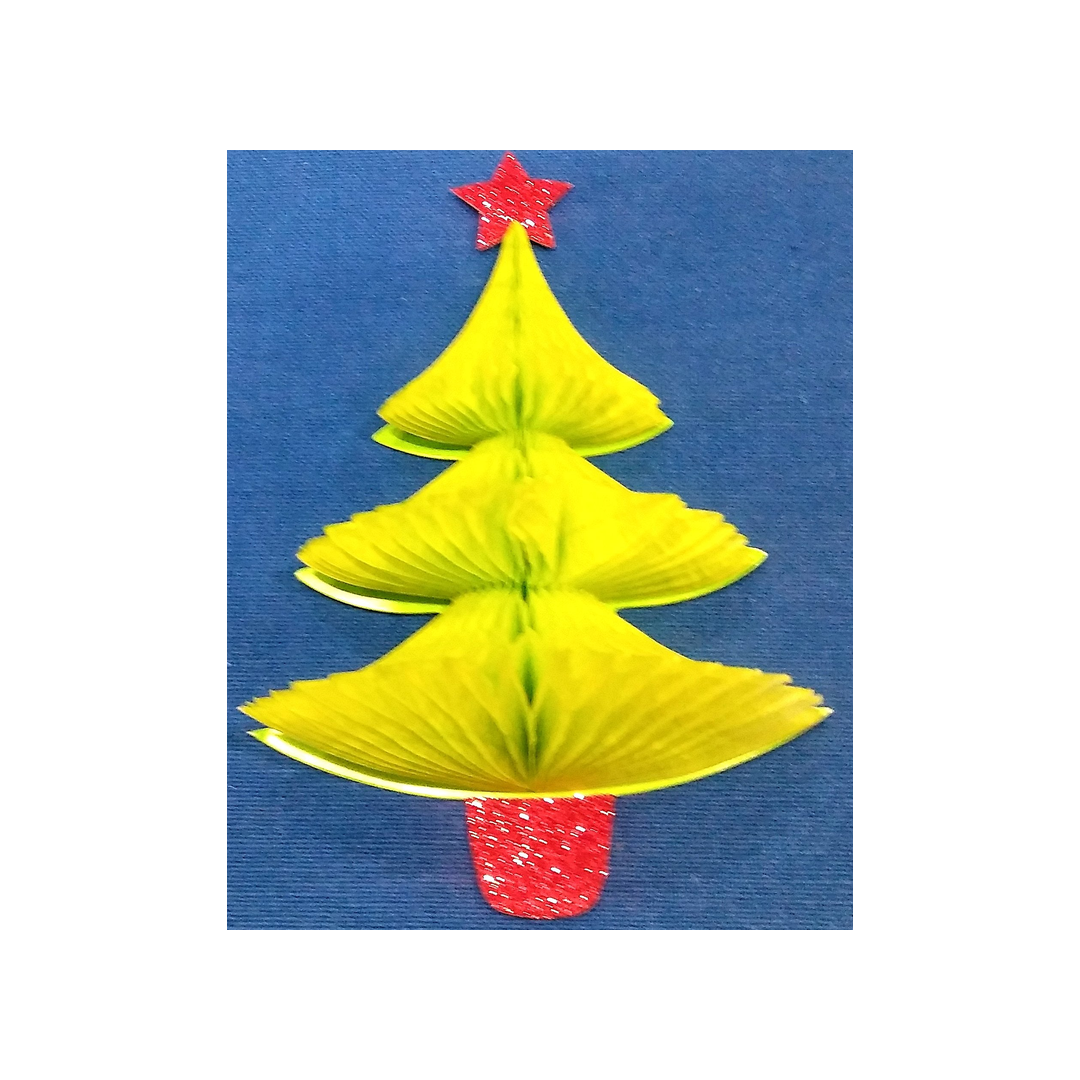 3 D CHRISTMAS TREE PACKAGE DECORATION