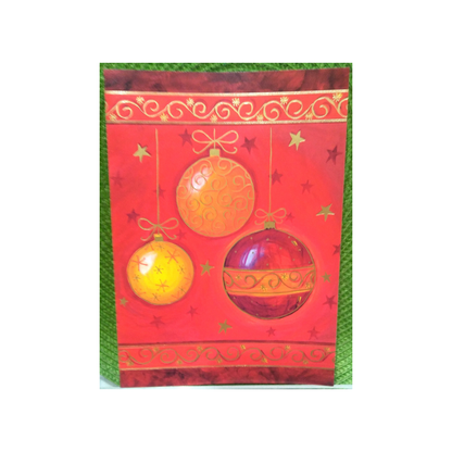 3 ORNAMENT BOXED GREETING CARDS