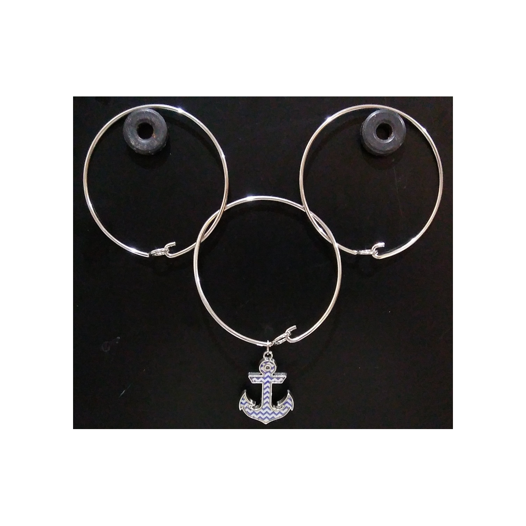 3 RING ANCHOR BRACELET