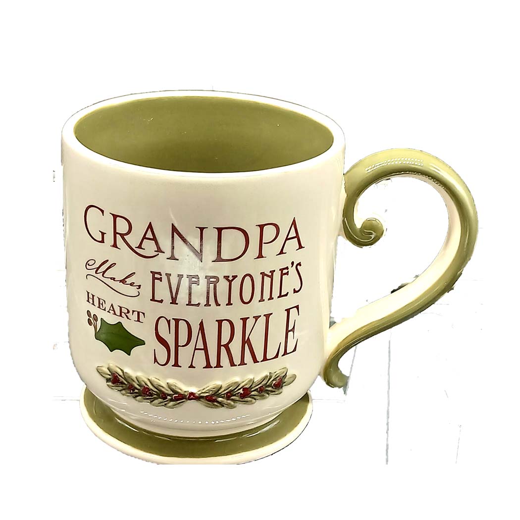 GRANDPA CERAMIC CHRISTMAS MUG