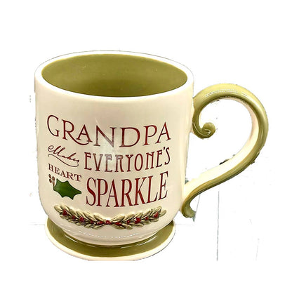 GRANDPA CERAMIC CHRISTMAS MUG