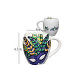 ABSTRACT MASK MUG
