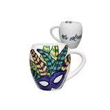ABSTRACT MASK MUG