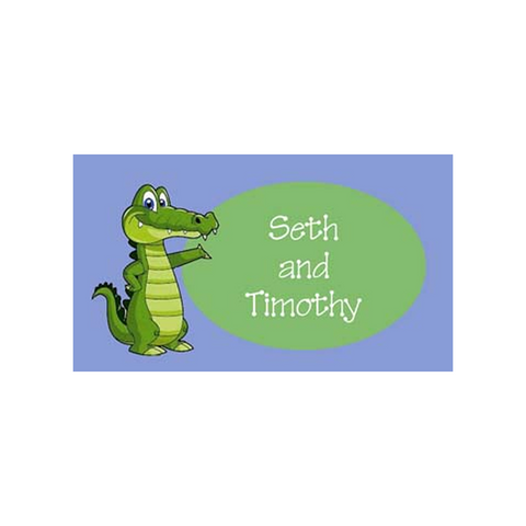 ALLIGATOR WAVING PERSONALIZED GIFT OR CALLING CARDS