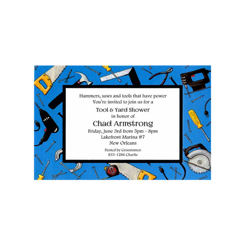 ALL TOOLS CUSTOM INVITATION