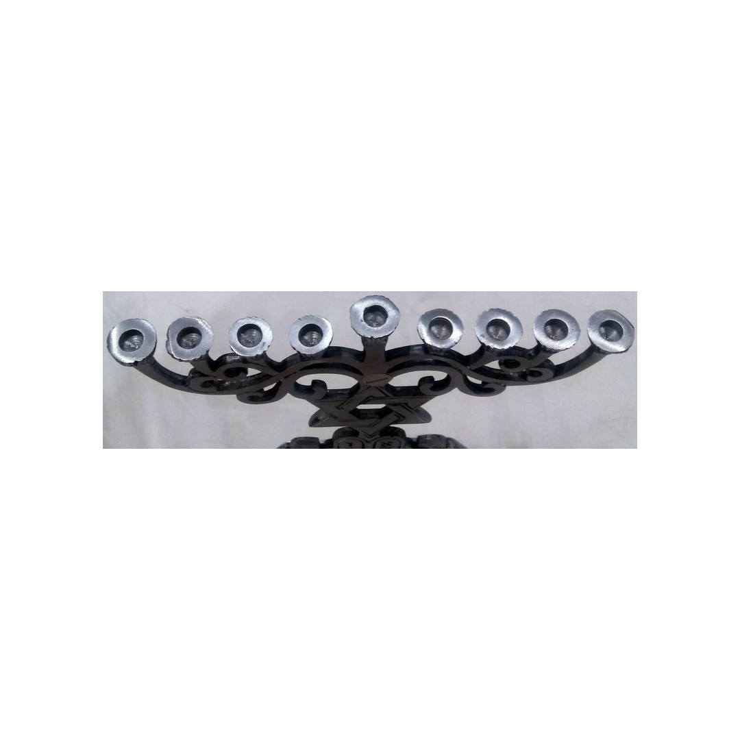 ALUMINUM LUCHOT MENORAH