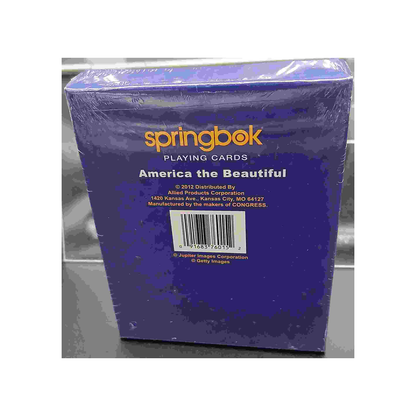 AMERICA THE BEAUTIFUL JUMBO INDEX SPRINGBOK PLAYING CARDS
