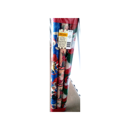 ASSORTED CHRISTMAS ROLL WRAP