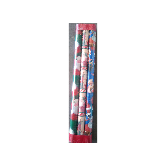 ASSORTED CHRISTMAS ROLL WRAP