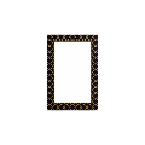 "ATHENA" BLACK AND GOLD - BLANK STOCK INVITATION