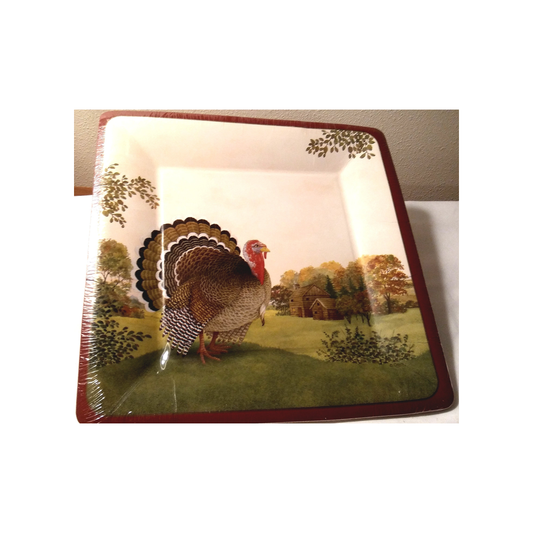 AUTUMN FARM 10" PAPER PLATE
