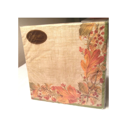 AUTUMN GARLAND PAPER LUNCHEON NAPKINS