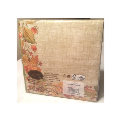AUTUMN GARLAND PAPER LUNCHEON NAPKINS
