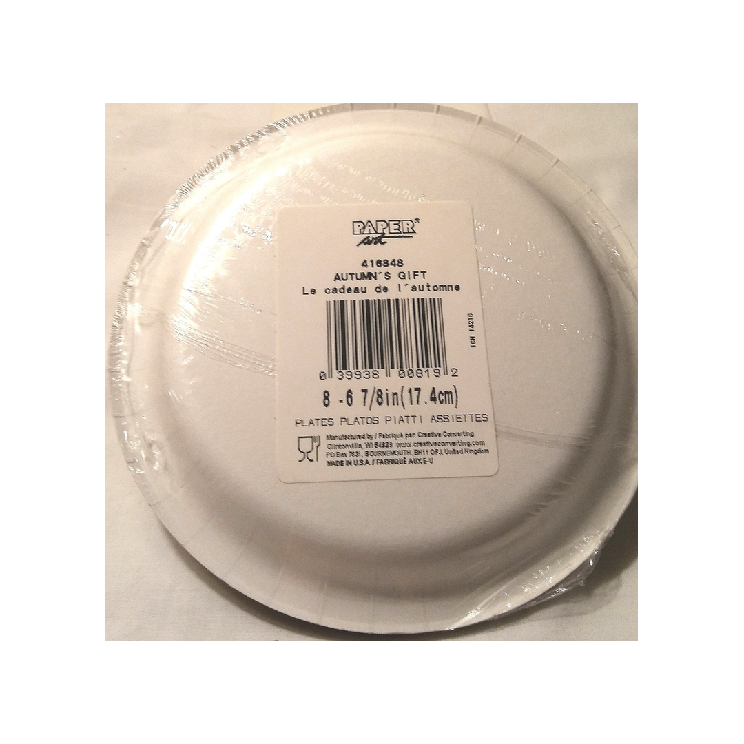 AUTUMN'S GIFT 6 7/8" PAPER PLATES