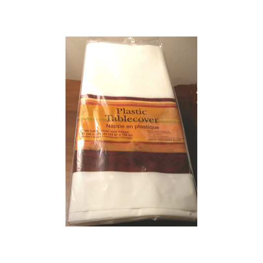 AUTUMN'S GIFT PLASTIC TABLECLOTH