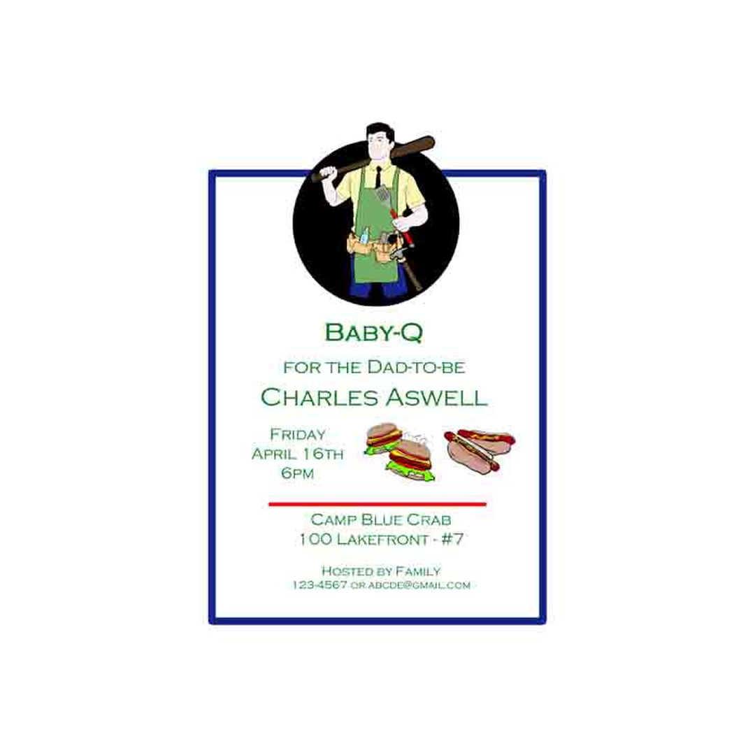 BABY-Q CUSTOM INVITATION