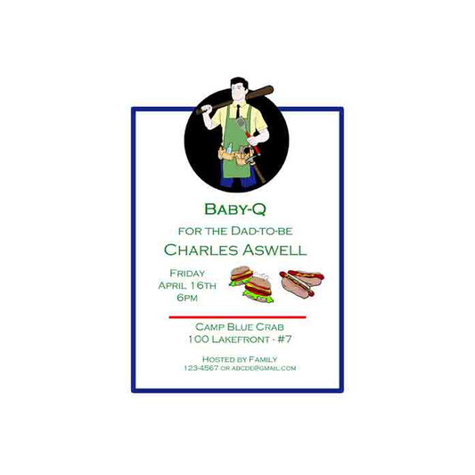 BABY-Q CUSTOM INVITATION