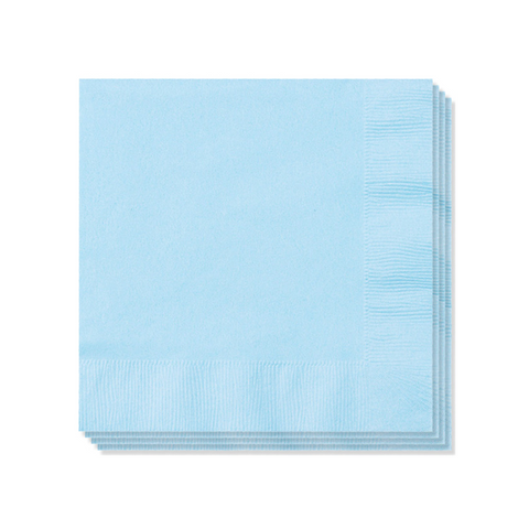 BABY BLUE 3 PLY LUNCHEON NAPKINS