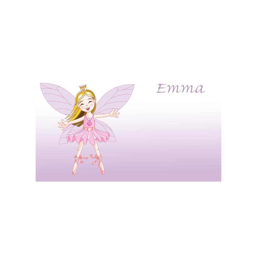 BALLERINA FAIRIES PERSONALIZED GIFT OR CALLING CARDS