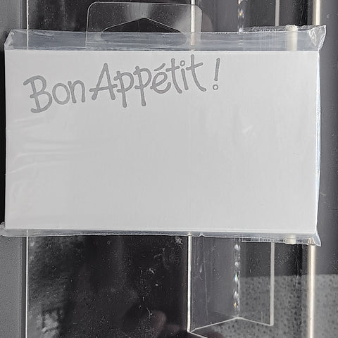 BON APPETIT! PLACE CARDS