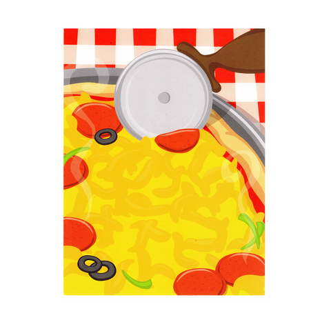 BIG PIZZA - BLANK STOCK INVITATION