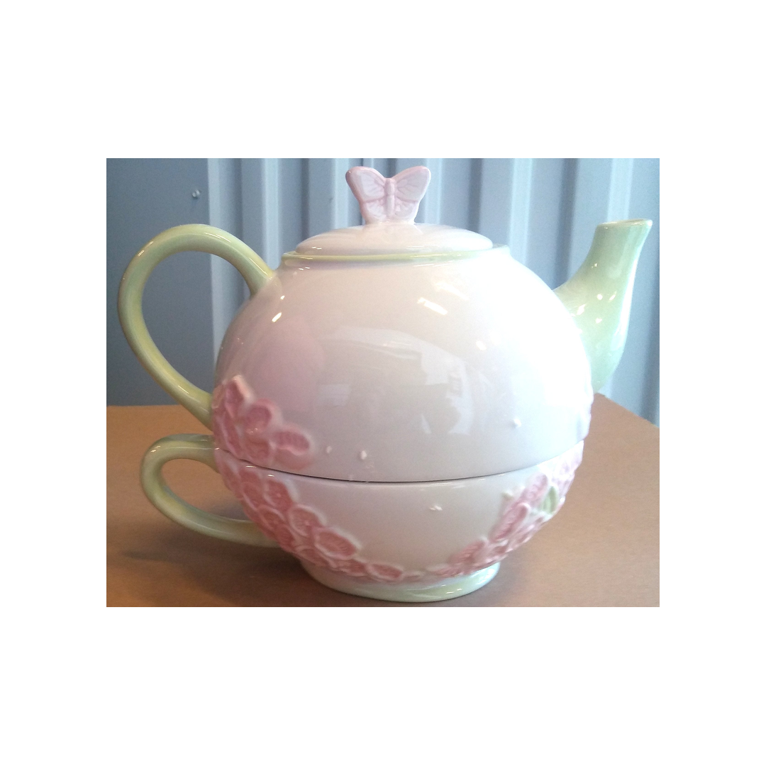 BIRD AND BUTTERFLY TEA FOR ONE