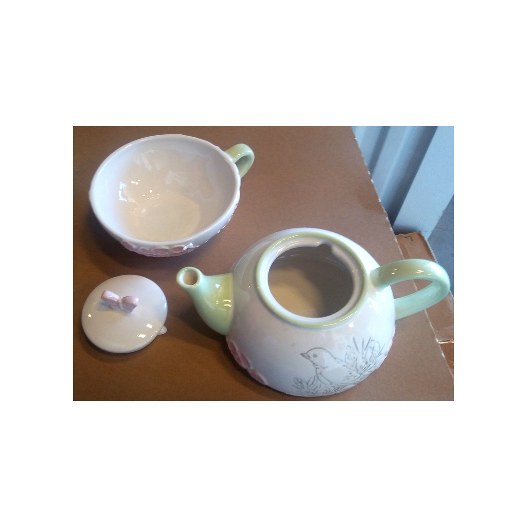 BIRD AND BUTTERFLY TEA FOR ONE
