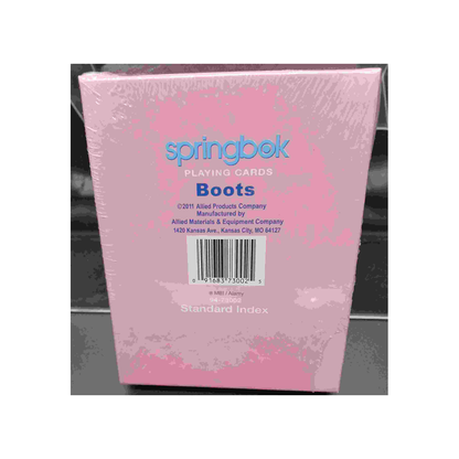 BOOTS STANDARAD INDEX SPRINGBOK PLAYING CARDS