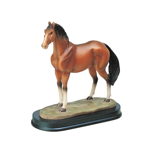 BROWN HORSE FIGURINE