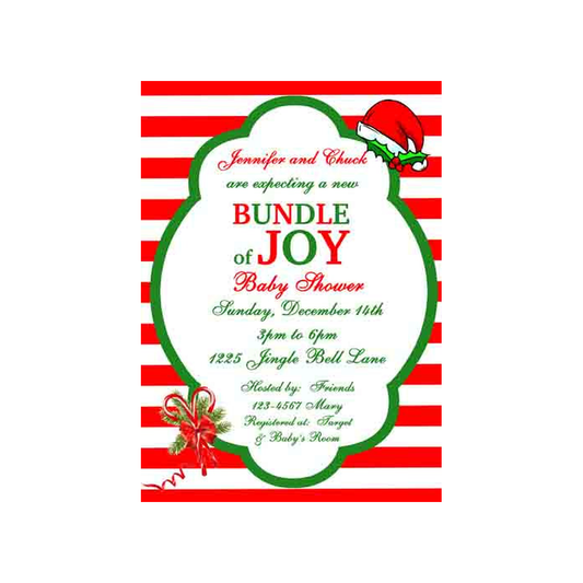 BUNDLE OF JOY CUSTOM INVITATION