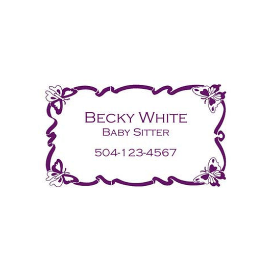 BUTTERFLY CORNERS PERSONALIZED GIFT OR CALLING CARDS