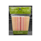 C. R. GIBSON STRIPE BRIDGE TALLIES