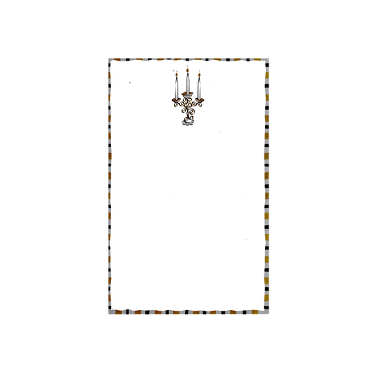 CANDELABRA - BLANK STOCK INVITATION