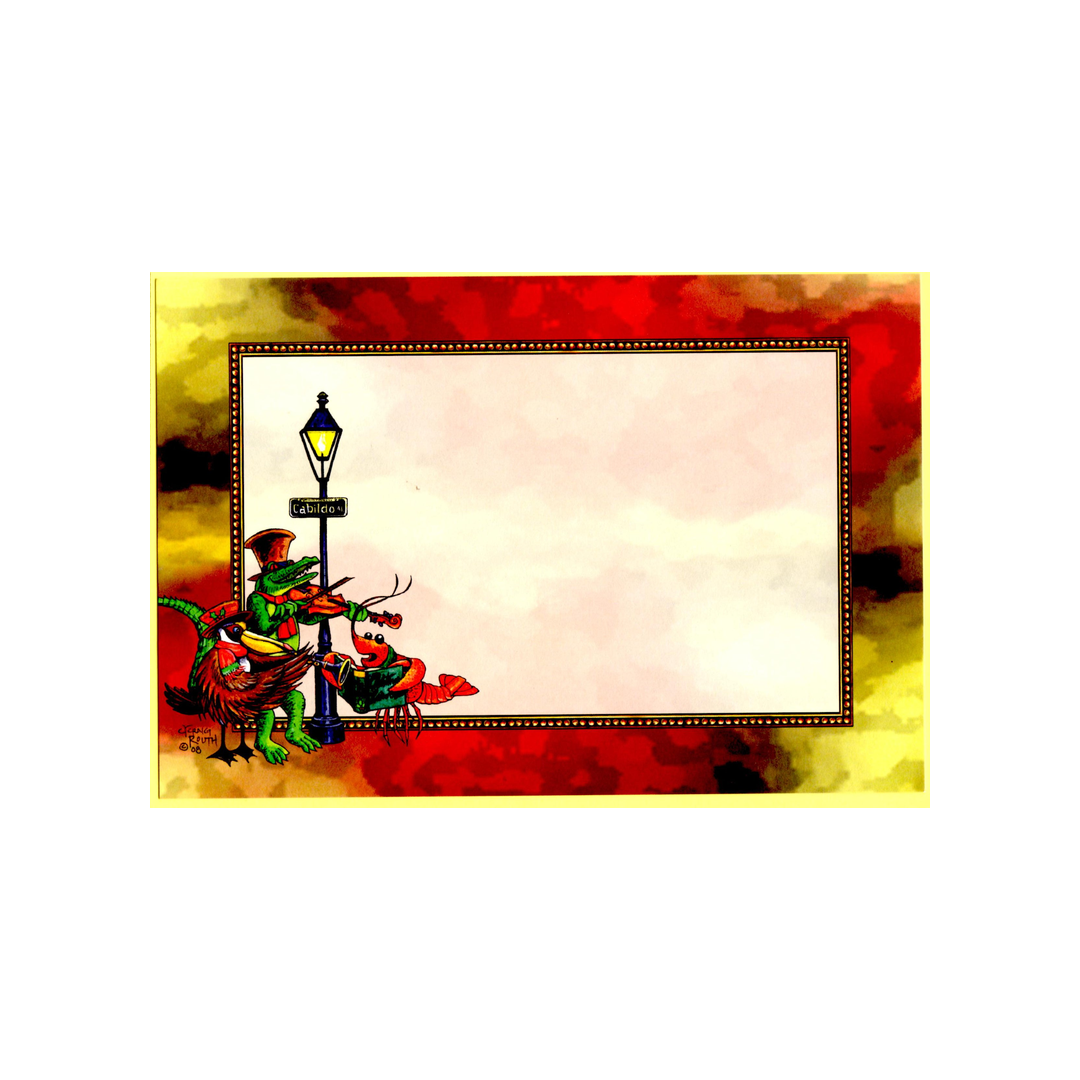CAROLERS IN THE QUARTERS - BLANK STOCK INVITATION