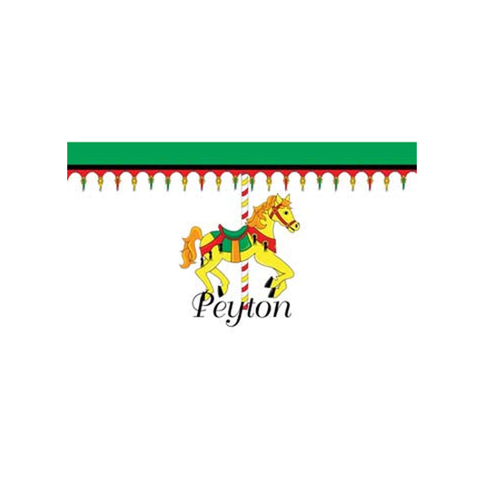 CAROUSEL HORSE PERSONALIZED GIFT OR CALLING CARDS