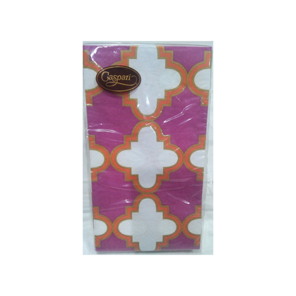 CASPARI CASABLANCA FUCHSIA PAPER GUEST TOWEL