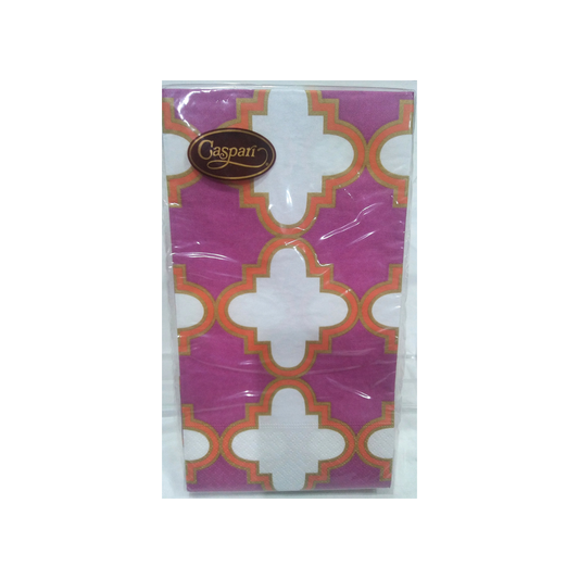 CASPARI CASABLANCA FUCHSIA PAPER GUEST TOWEL