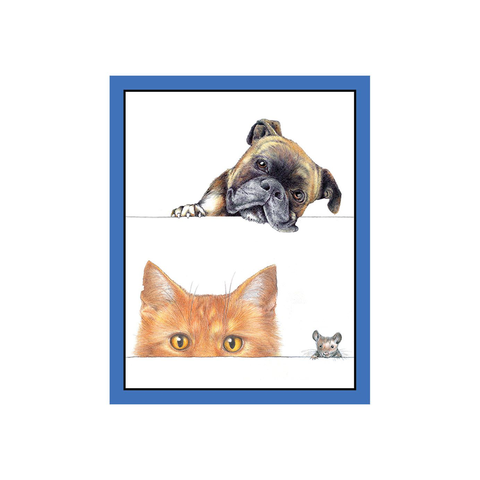 CASPARI DOGS AND CATS BRIDGE TALLIES