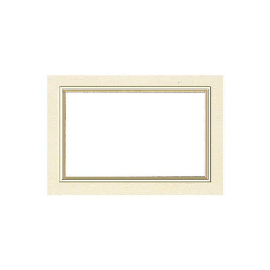 CASPARI GOLD BORDER PLACE CARDS
