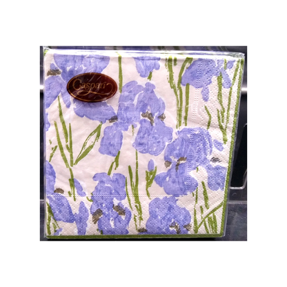 CASPARI IRIS PAPER BEVERAGE NAPKINS