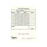 CASPARI PROFUSION OF FLOWERS BRIDGE TALLIES