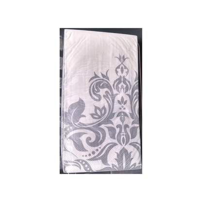 CASPARI SILVER FILIGREE PAPER GUEST TOWEL