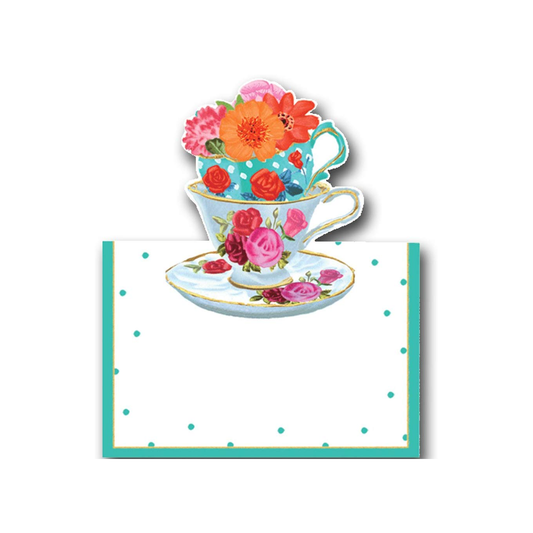 CASPARI TEA CUPS PLACE CARDS