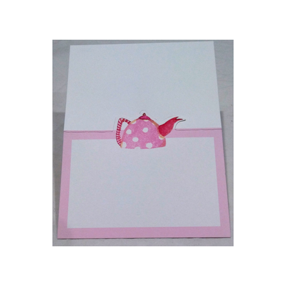 CASPARI TEA PARTY DIE CUT PLACE CARDS