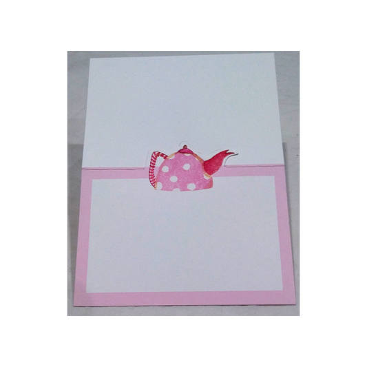 CASPARI TEA PARTY DIE CUT PLACE CARDS